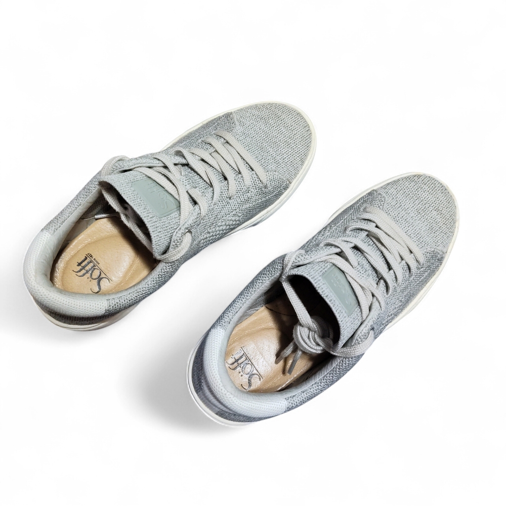 Sofft Waylyn Fabric Knit Grey Sneaker Womens 7.5M - Picture 4 of 9